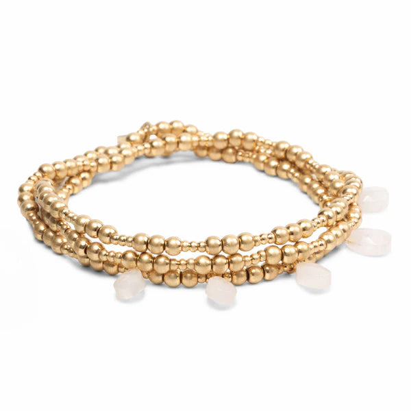 Scout - Metal Wrap - Timeless/Rose Quartz/Gold