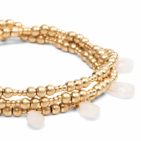 Scout - Metal Wrap - Timeless/Rose Quartz/Gold