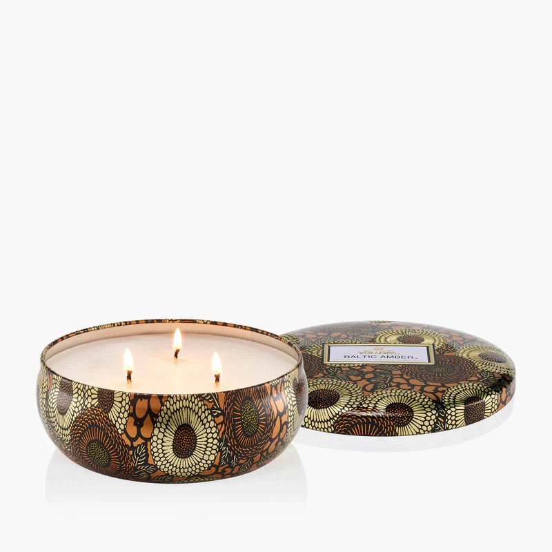 Voluspa - Baltic Amber 3-Wick Tin