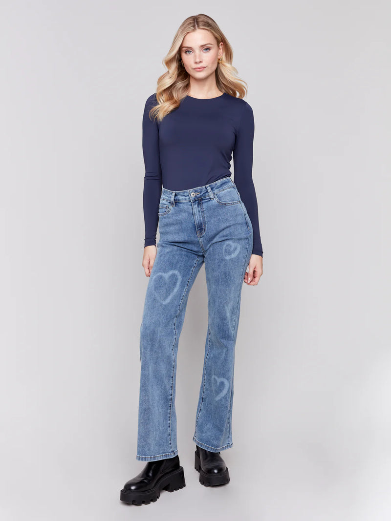 FINAL SALE Charlie B Heart Jean