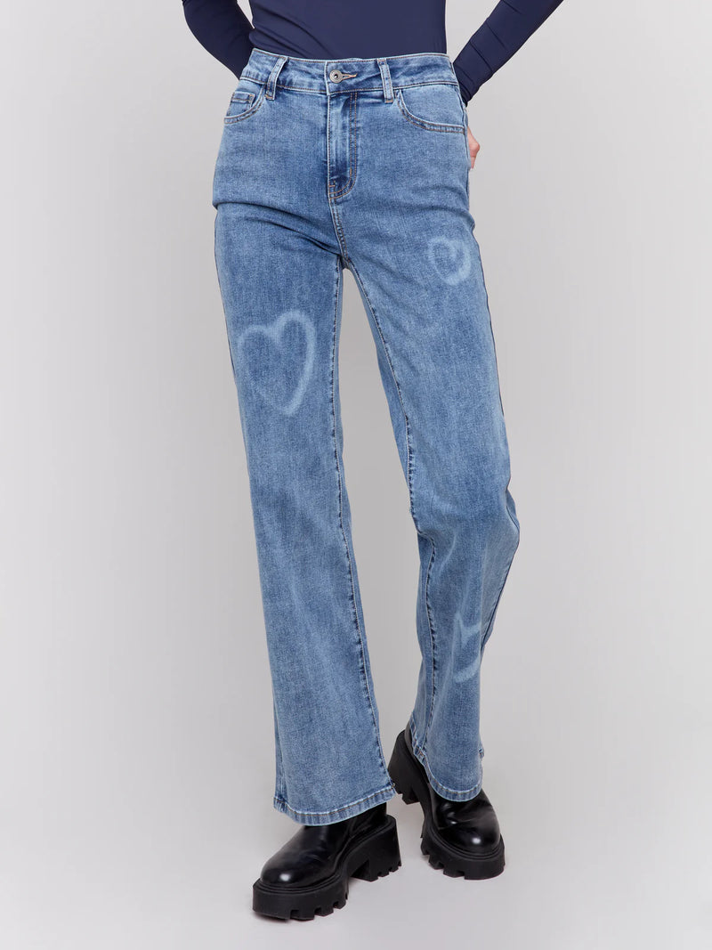 FINAL SALE Charlie B Heart Jean