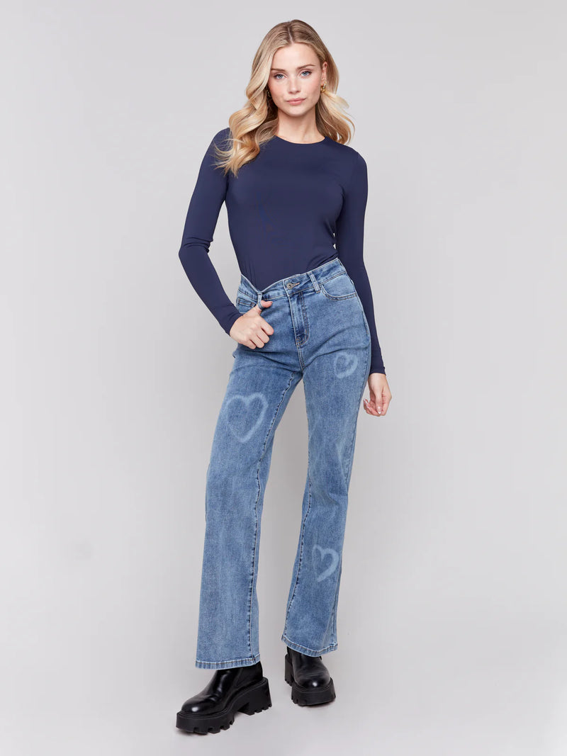 FINAL SALE Charlie B Heart Jean