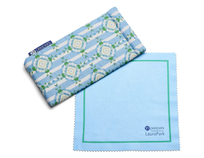 Peepers Readers Laura Park Design Birdie Orchid Blossom Navy Colorblock