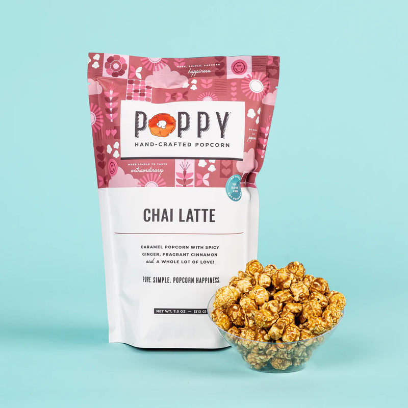 Poppy Popcorn Chai Latte Market Bag