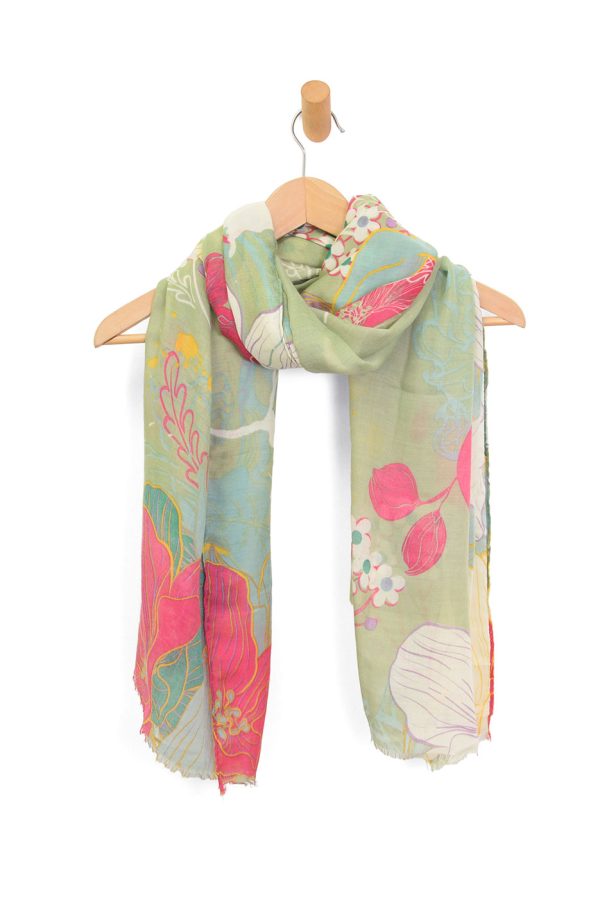 Joy Susan Dispersed Blooms Scarf