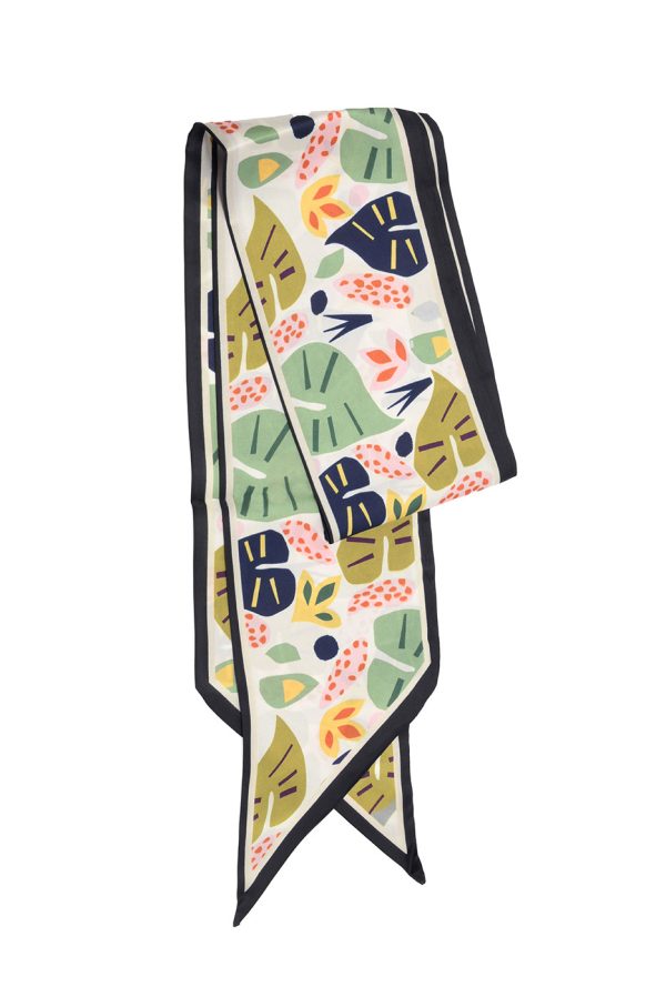 Joy Susan Leafy Double Sided Scarf