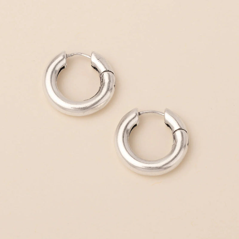 Scout - Refined Earring Collection - Stellar Hoop/Sterling Silver