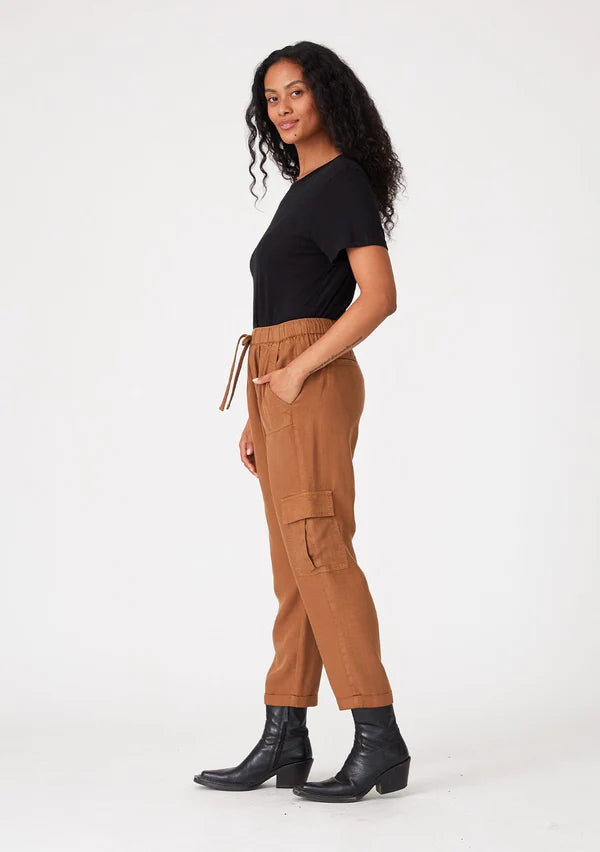 Rae Cargo Pant - Rust