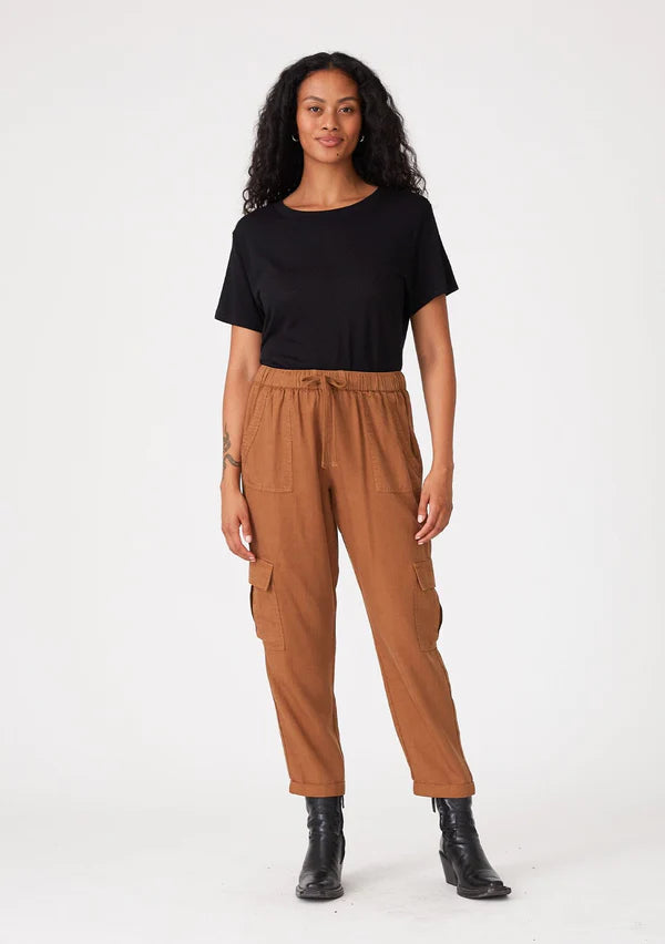 Rae Cargo Pant - Rust