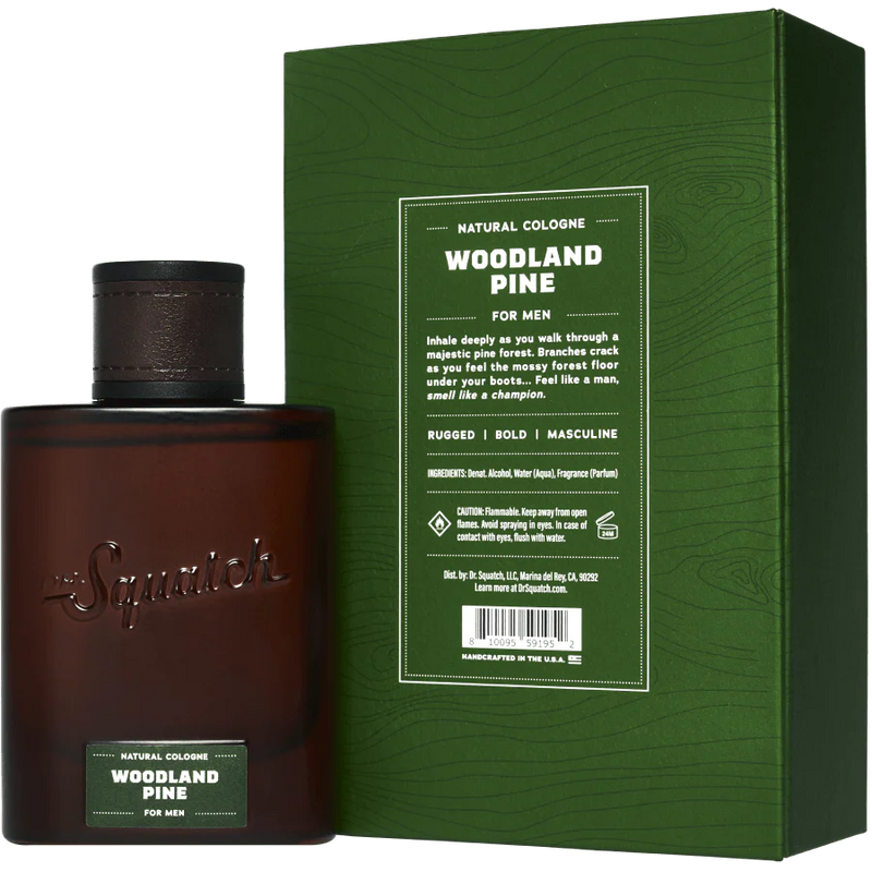 Dr. Squatch WOODLAND PINE COLOGNE WH-SCL-WPN-01