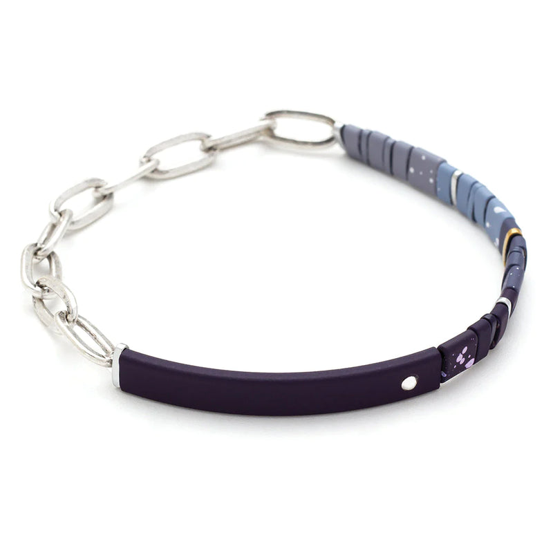 Scout - Good Karma Ombre w/Chain Bracelet - Strength & Grace Midnight/Silver