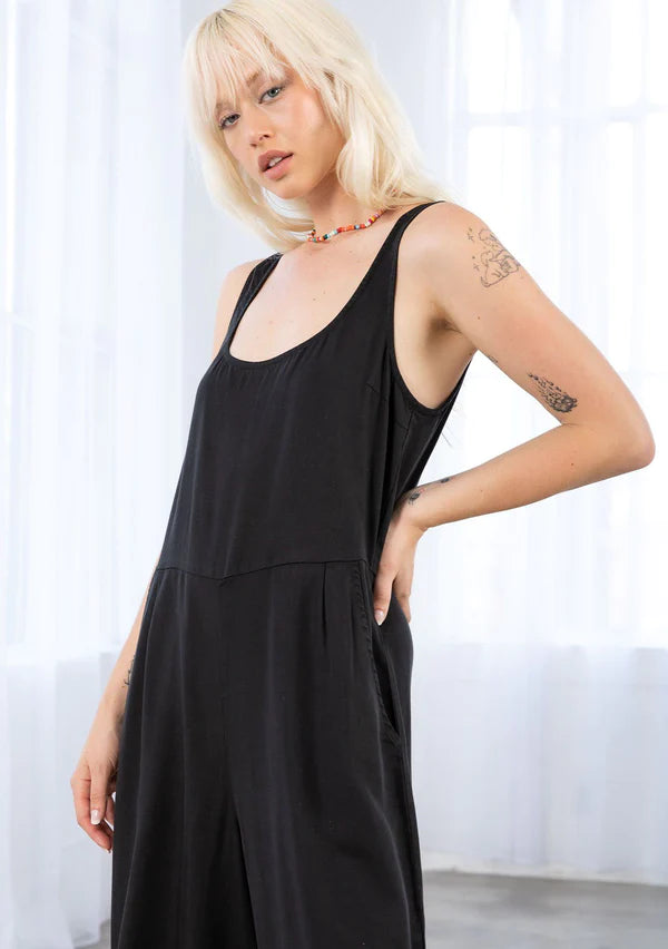 Into the Night Jumpsuit - Black