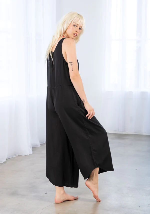 Into the Night Jumpsuit - Black