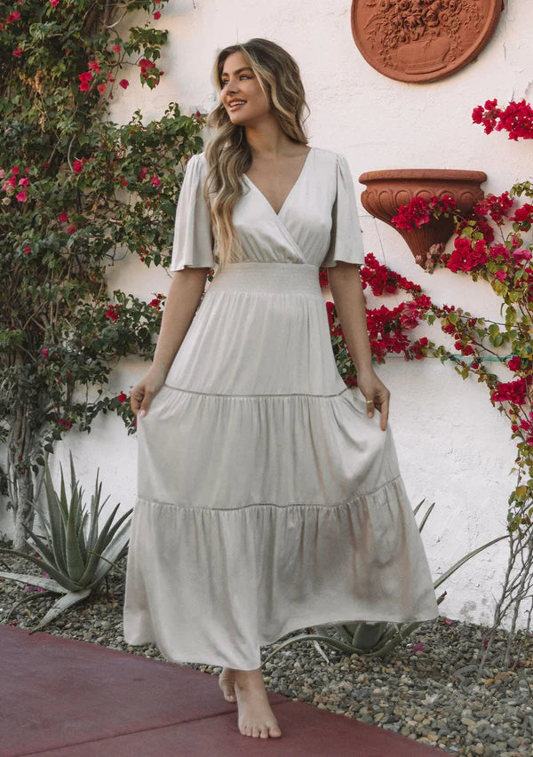 Zadie Maxi Dress - Vanilla Bean