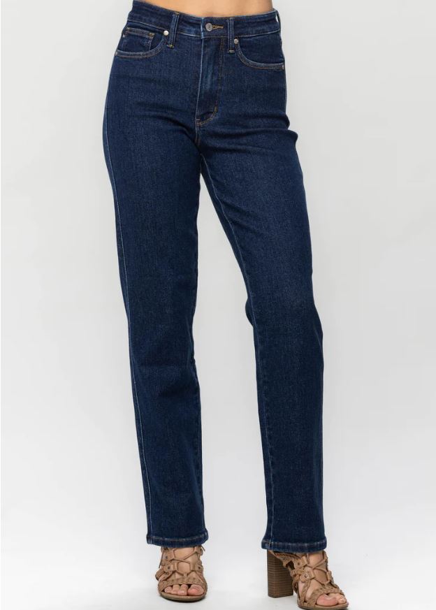 Judy Blue High Waist Tummy Control Classic Straight 0-22W