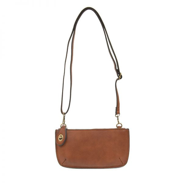 Joy Susan Mini Crossbody Wristlet Clutch - Dark Maple