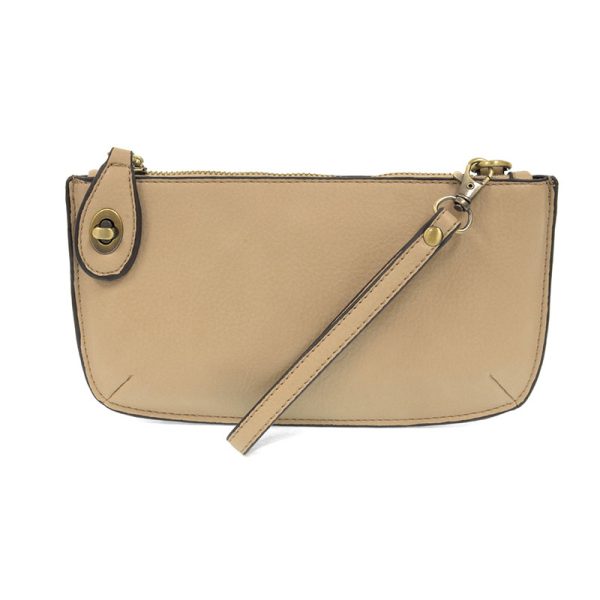 Joy Susan Mini Crossbody Wristlet Clutch - Beech Wood