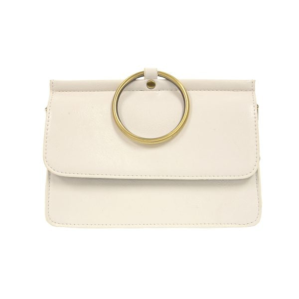 Joy Susan Aria Ring Bag - White
