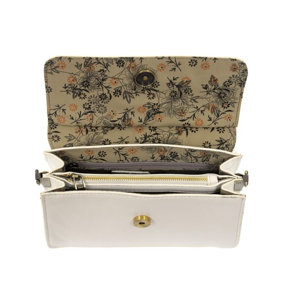 Joy Susan Aria Ring Bag - White