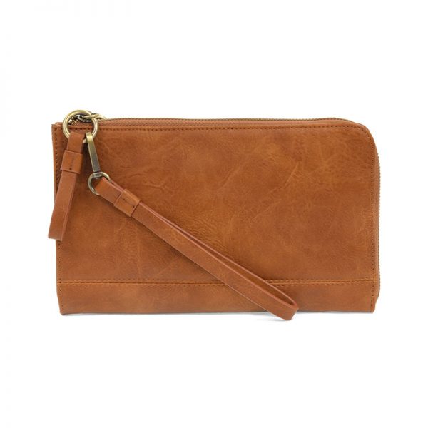 Joy Susan Karina Convertible Wristlet & Wallet - Caramel