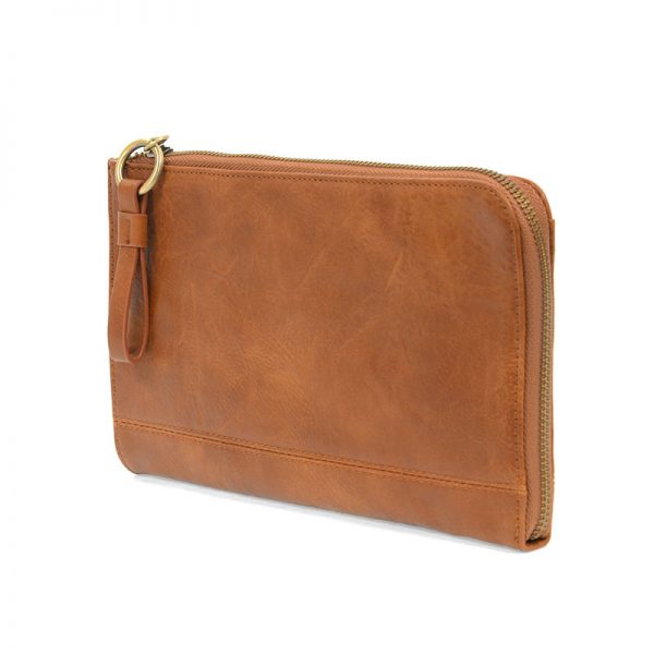 Joy Susan Karina Convertible Wristlet & Wallet - Caramel