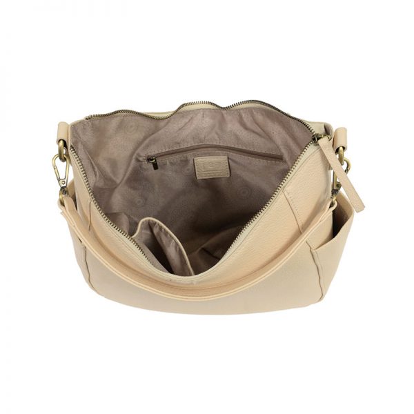 Joy Susan Trish Convertible Hobo Bag - Alabaster