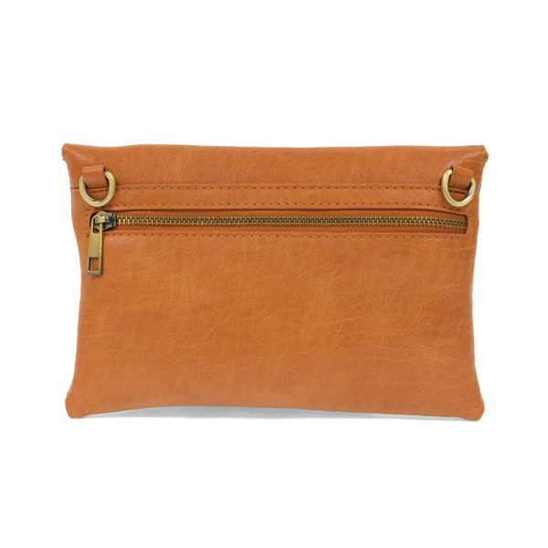 Joy Susan Kiara Foldover Convertible Crossbody -  Cognac