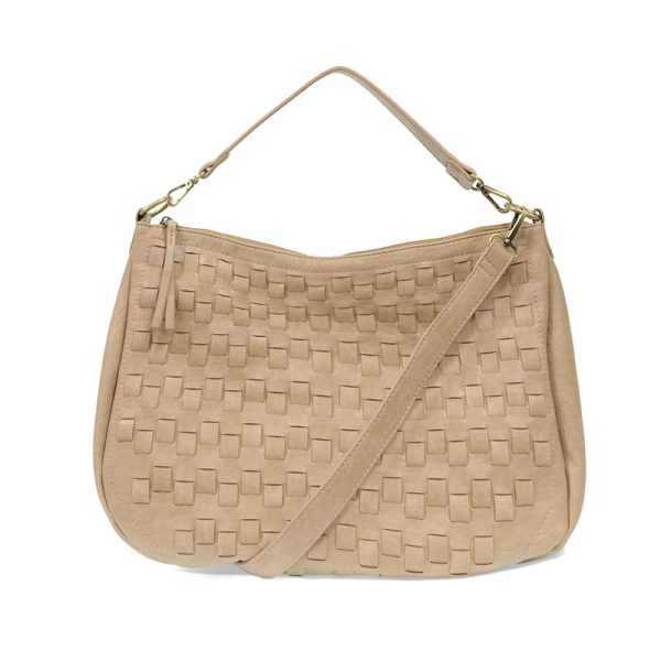 Joy Susan Kali Woven Slouchy Hobo - Buff