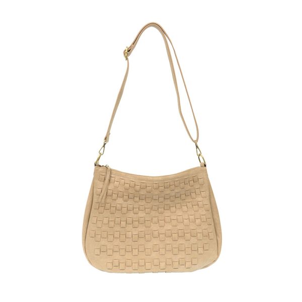Joy Susan Kali Woven Slouchy Hobo - Buff