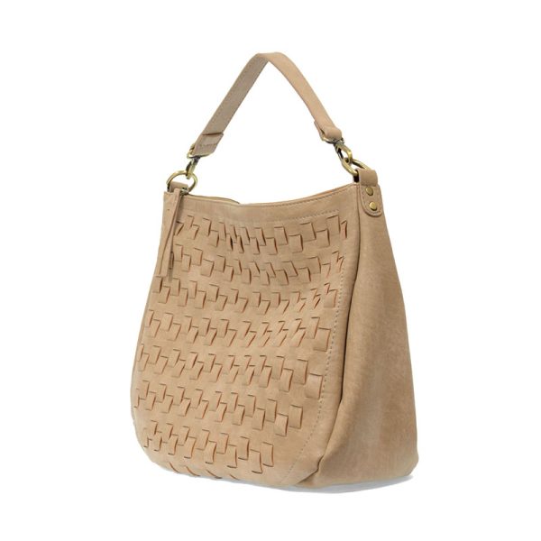 Joy Susan Kali Woven Slouchy Hobo - Buff
