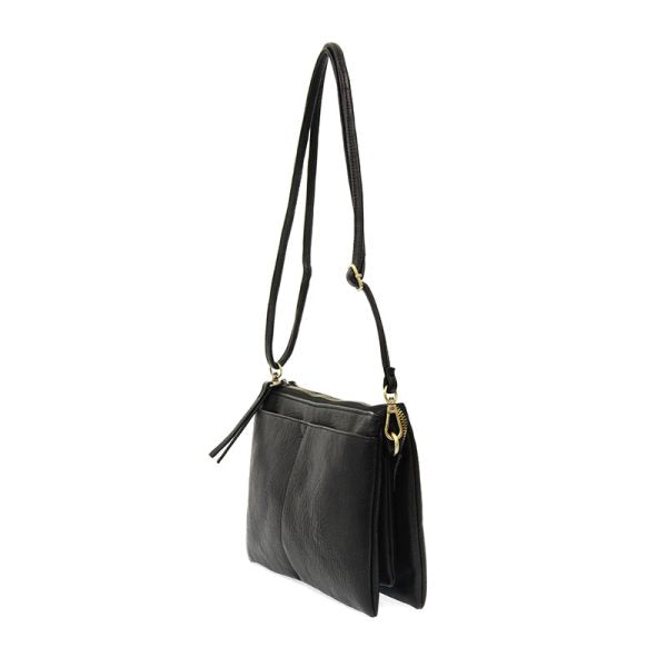 Joy Susan Gia Medium Multi Pocket Crossbody - Black