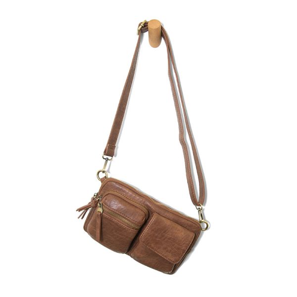 Joy Susan Kendra Cargo Pocket Sling Crossbody - Saddle