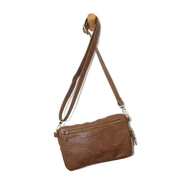 Joy Susan Kendra Cargo Pocket Sling Crossbody - Saddle