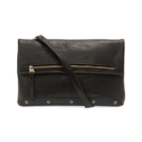 Joy Susan Cassie Foldover Convertible Crossbody Bag - Black