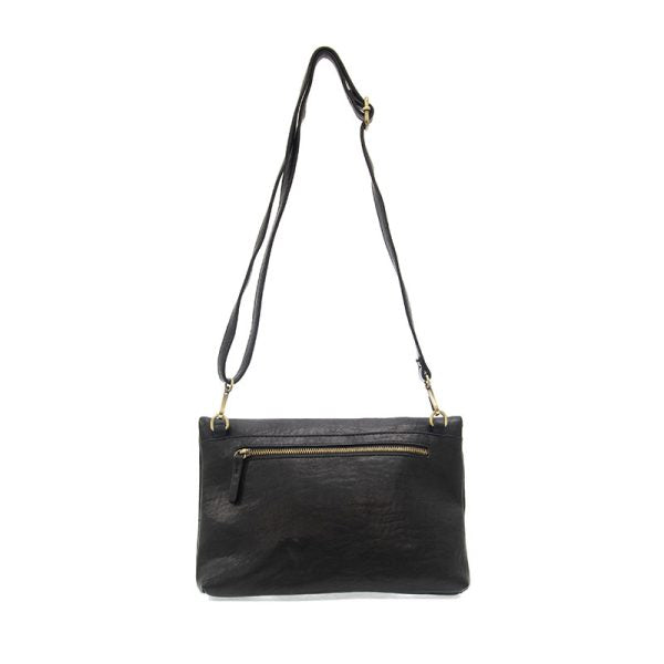 Joy Susan Cassie Foldover Convertible Crossbody Bag - Black
