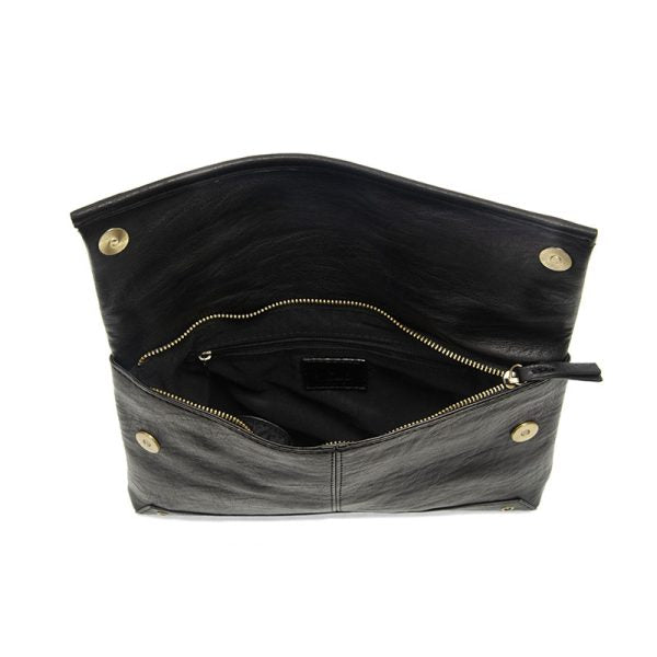 Joy Susan Cassie Foldover Convertible Crossbody Bag - Black