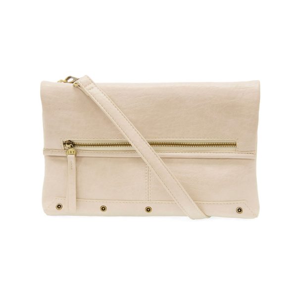 Joy Susan Cassie Foldover Convertible Crossbody Bag - Porcelain