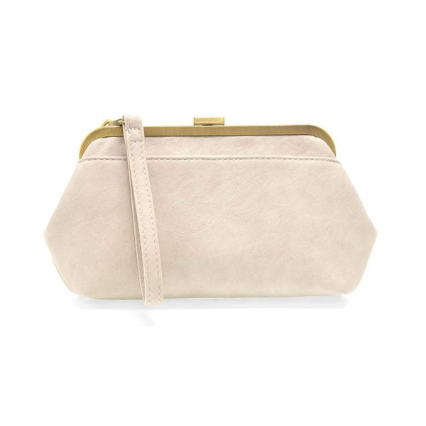 Joy Susan Vivie Kisslock Convertible Crossbody Wristlet - Eggshell