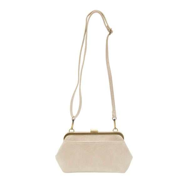 Joy Susan Vivie Kisslock Convertible Crossbody Wristlet - Eggshell
