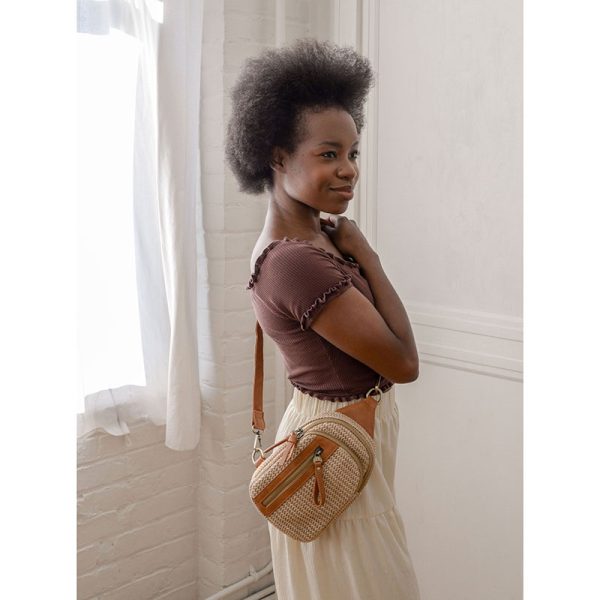 Joy Susan Skyler Sling Bag - Natural Straw