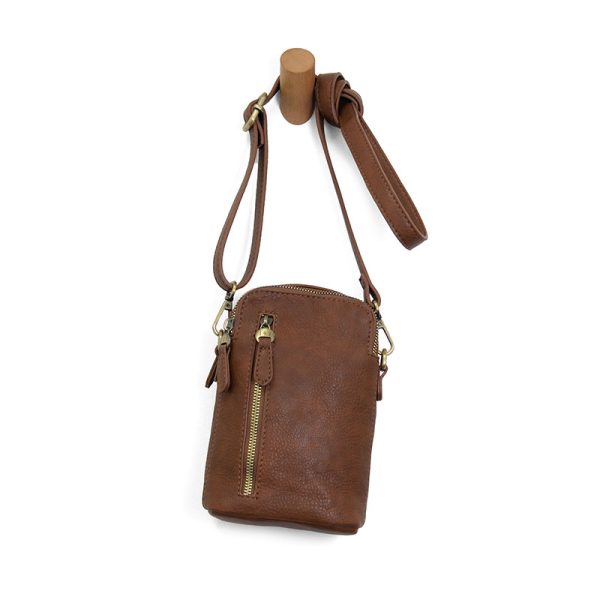 Joy Susan Jolene Crossbody Phone Bag - Caramel