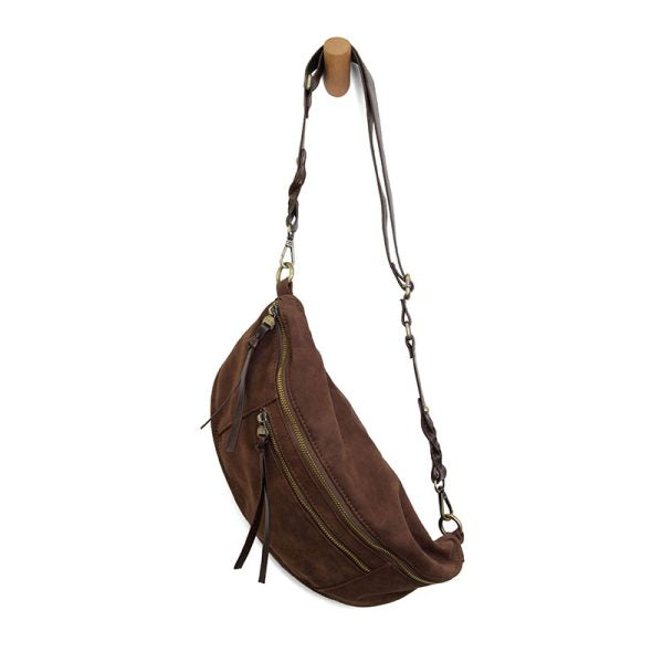 Joy Susan Faux Suede Sling - Pecan