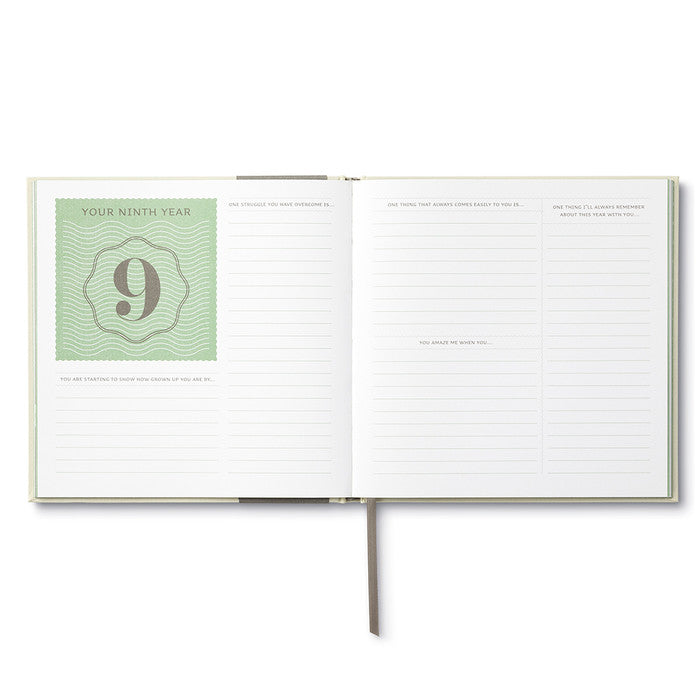 Letters to You Write a Letter to Your Child Each Year
