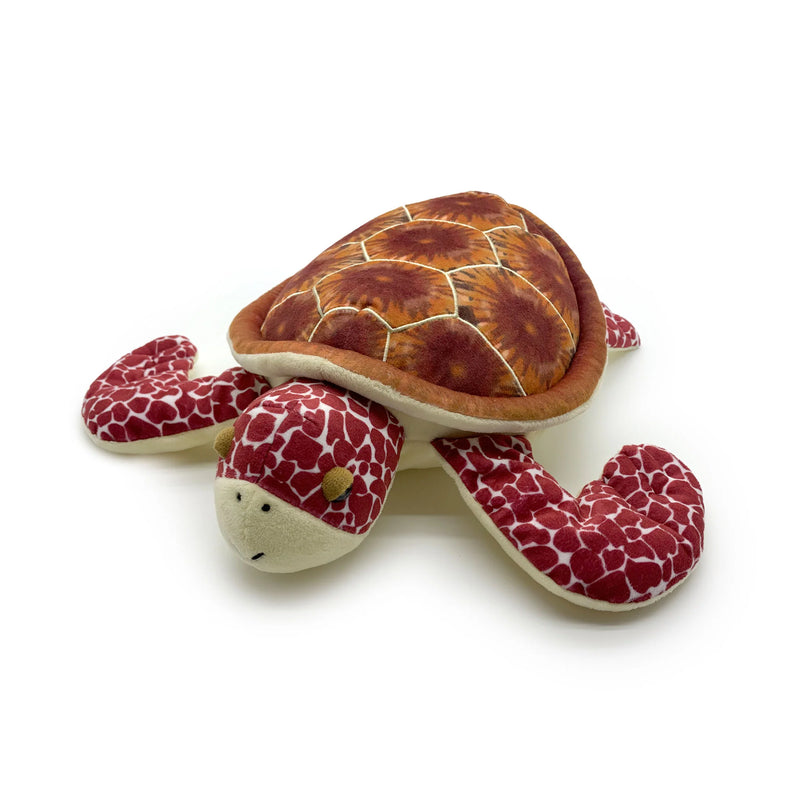 Loggerhead Life: "Luna" Turtle Plush Toy with puppet pocket