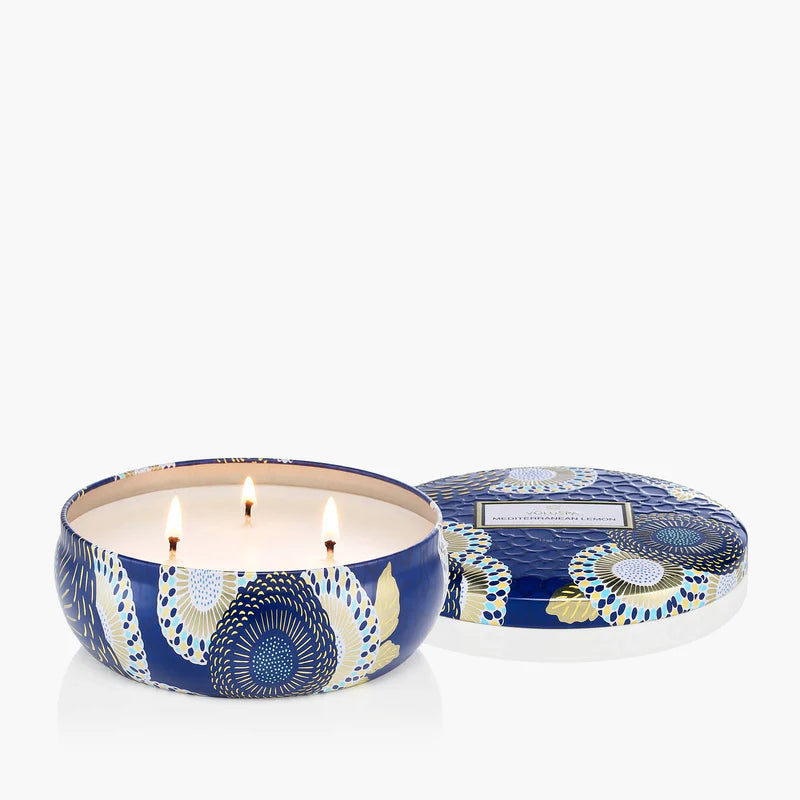 Voluspa - Mediterranean Lemon 3-Wick Tin