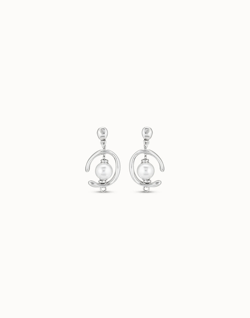 UNOde50 Drop earrings with pearl - Sterling Silver