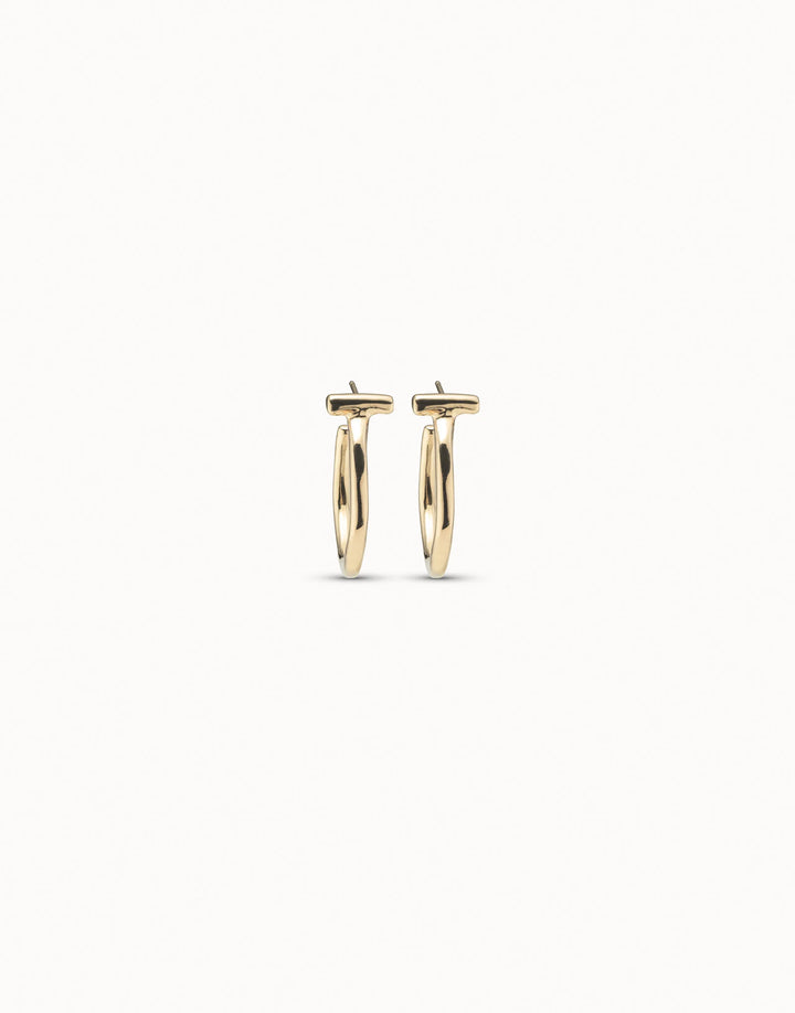 UNOde50 Hoop Earrings Gold