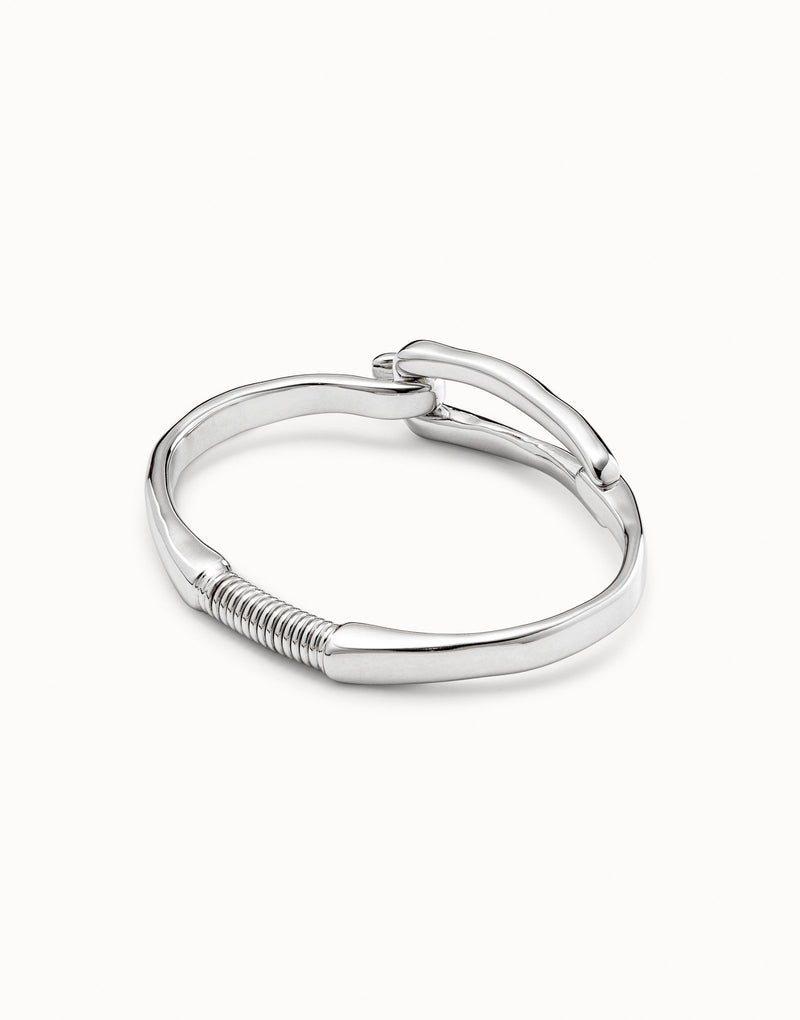 UNOde50 Bangle bracelet with buckle - Sterling Silver