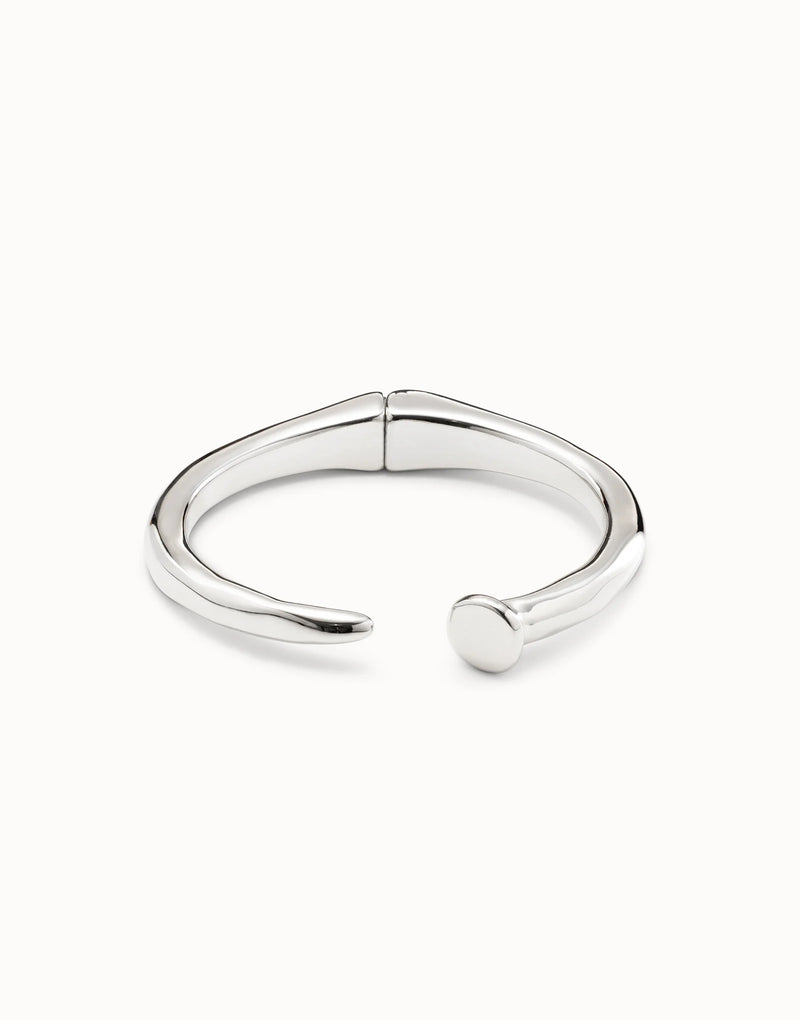 UNOde50 Nail shaped bangle bracelet - Sterling Silver