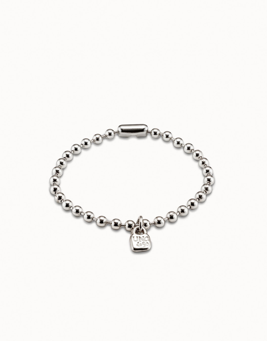 UNOde50 Beaded charm bracelet - Sterling Silver